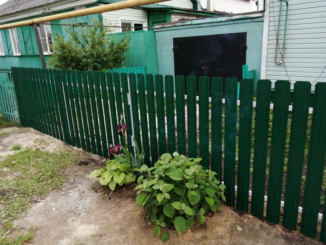 Комбинированный забор 25м штакетник и профлист, ворота, калитка фото8 в Орске